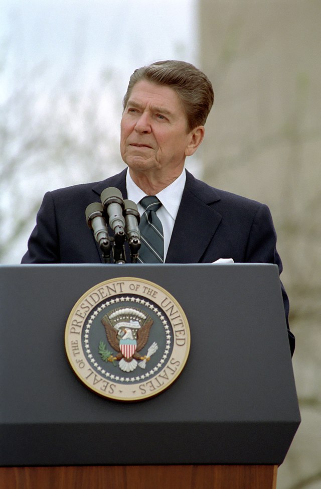 Reagan at Omaha Beach